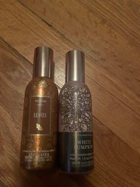 Bath & Body Works White Barn Leaves & White Pumpkin Room Sprays price firm